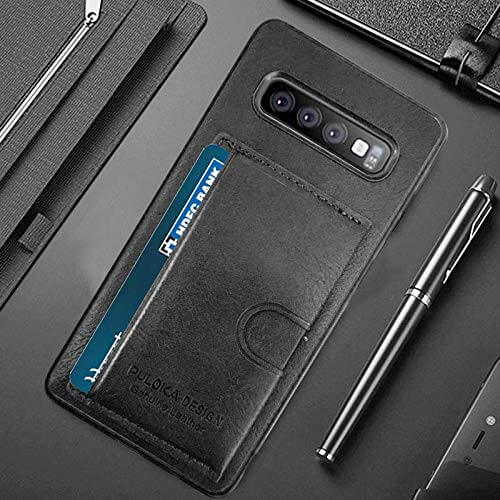 Puloka Luxury Leather Card Pocket Holder Back Cover For Apple iPhone / Samsung