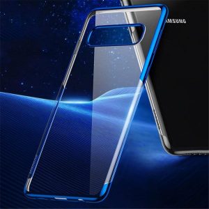 Baseus ® Shining Chrome Plated Back Cover For Galaxy S10 Plus