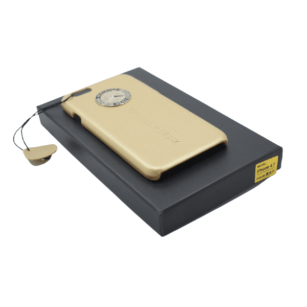 Fashion Luxury Logo Leather Back Cover For Apple iPhone 6 / 6S / 6 Plus / 6S Plus