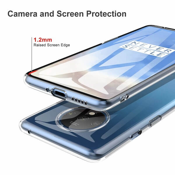 Soft Transparent Silicone Cover For Oneplus 7t