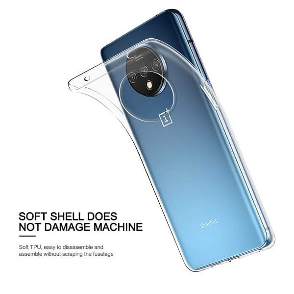 Soft Transparent Silicone Cover For Oneplus 7t