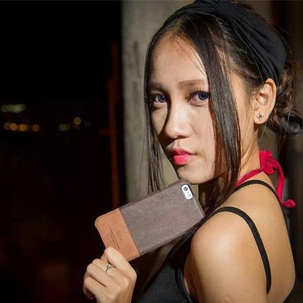 Kajsa ® Vintage Collection Leather Back Cover For Apple iPhone 6 / 6s