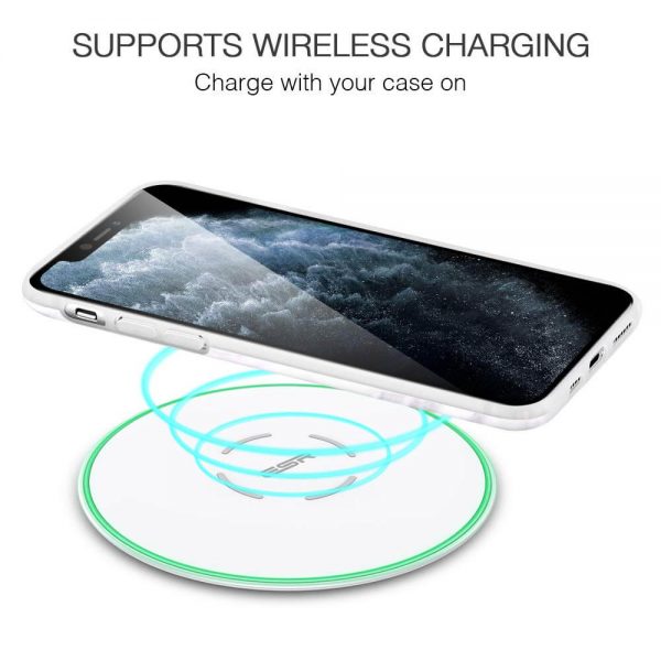 QY Marble Back Cover For Apple iPhone 11 Series (Black)