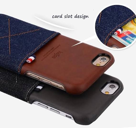 Kajsa ® Denim With Card Holder Back Cover