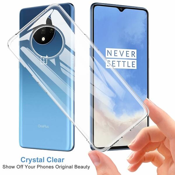 Soft Transparent Silicone Cover For Oneplus 7t