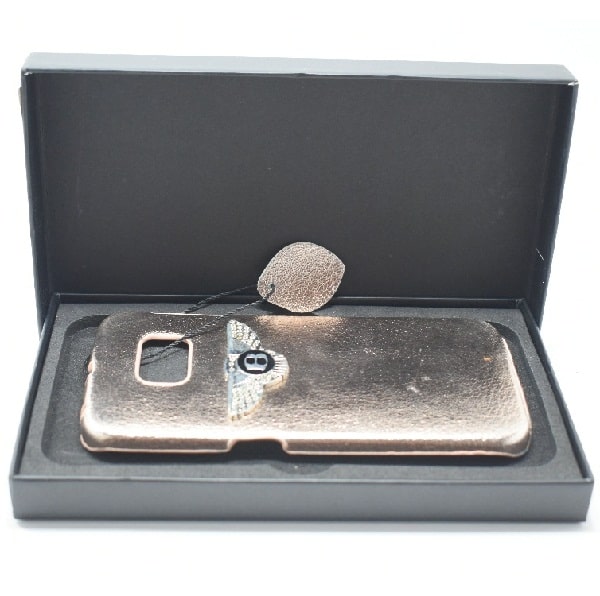 Fashion Luxury Logo Leather Back Cover For Samsung Galaxy S6 Edge