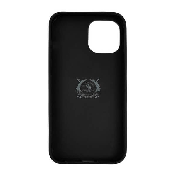 Santa Barbara Polo Saint Back Cover For iPhone 12 Series (Black)