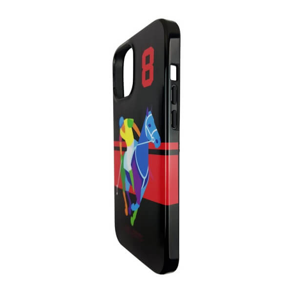 Santa Barbara Polo Saint Back Cover For iPhone 12 Series (Black)