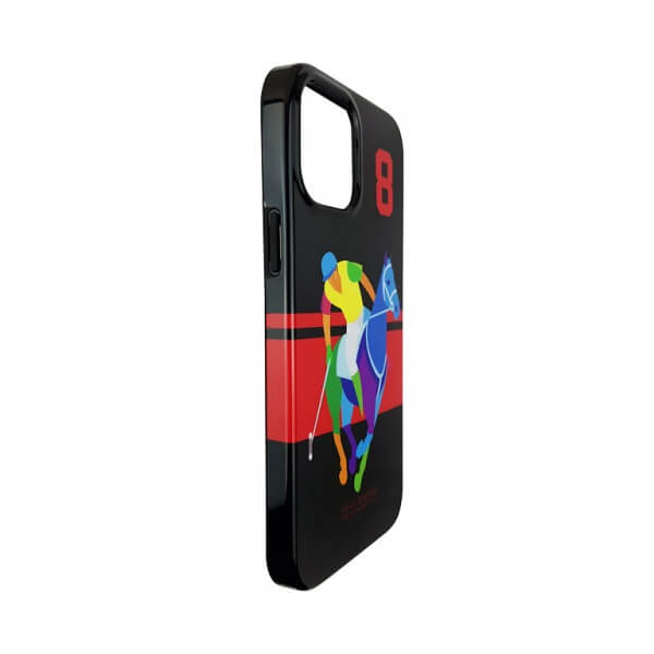 Santa Barbara Polo Saint Back Cover For iPhone 12 Series (Black)