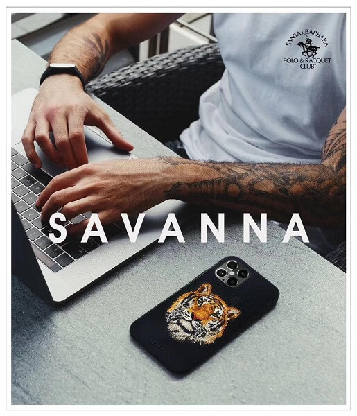 Luxury Savana Series Tiger Back Cover For iPhone 12 Series
