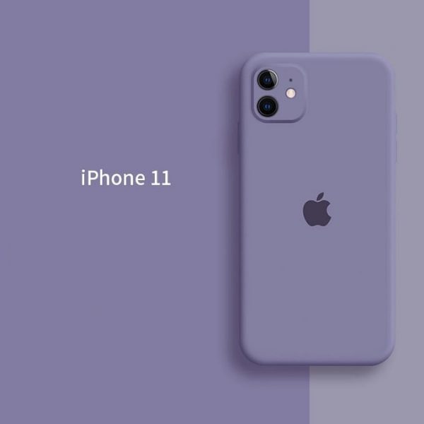 Apple Logo Matte Soft Silicone Full Camera Protection Cover For iPhone