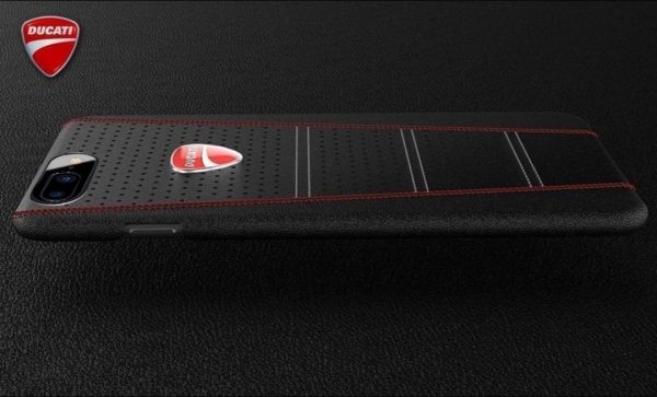 Luxury Sports Genuine Leather Back Cover For Apple iPhone (Black)