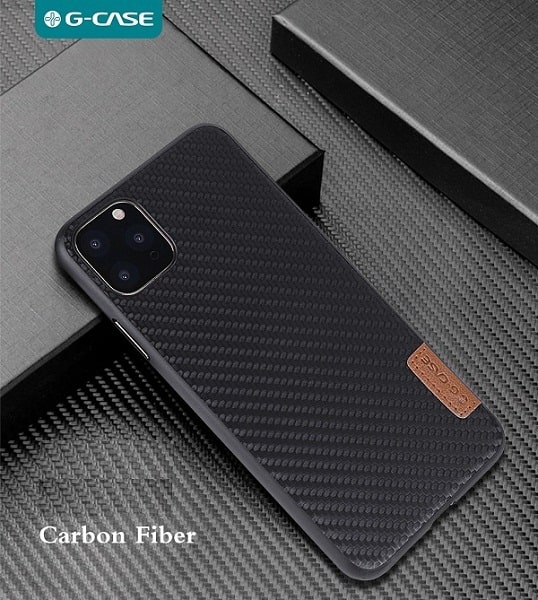 G-Case Dark Series Carboon Fiber Back Cover For Apple iPhone 11 Series