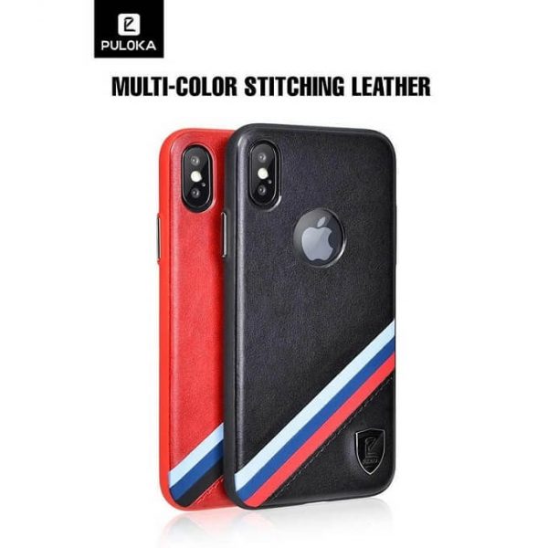 Puloka ® Sports Luxury Leather Back Covers For Apple iPhone 11 Pro / 11 Pro Max (Black