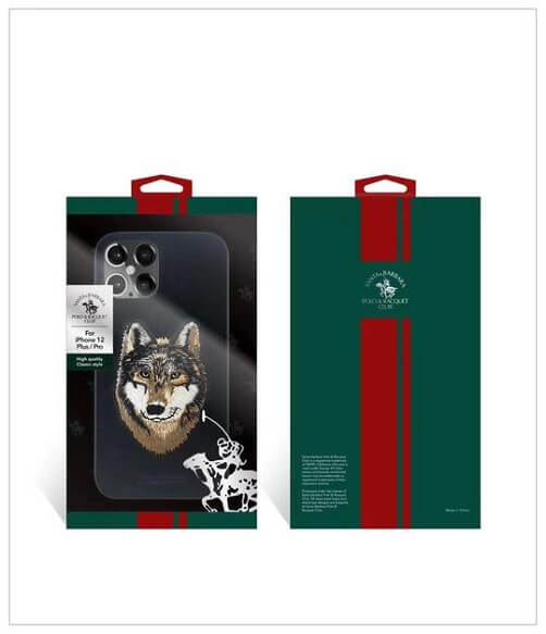 Luxury Savana Series Wolf Back Cover For Apple iPhone12 Series