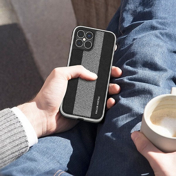 Raigor Inverse AIX Series Back Cover for iPhone 12 Mini (Black)