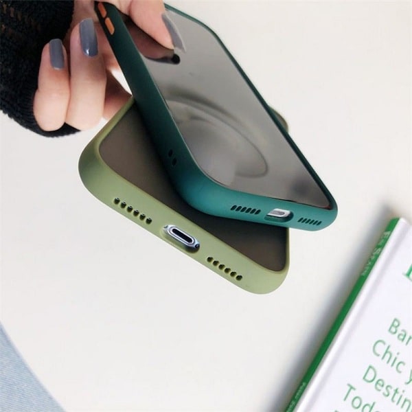 Luxury Transparent Silicone Back Cover With Camera Protection For iPhone 12 Series