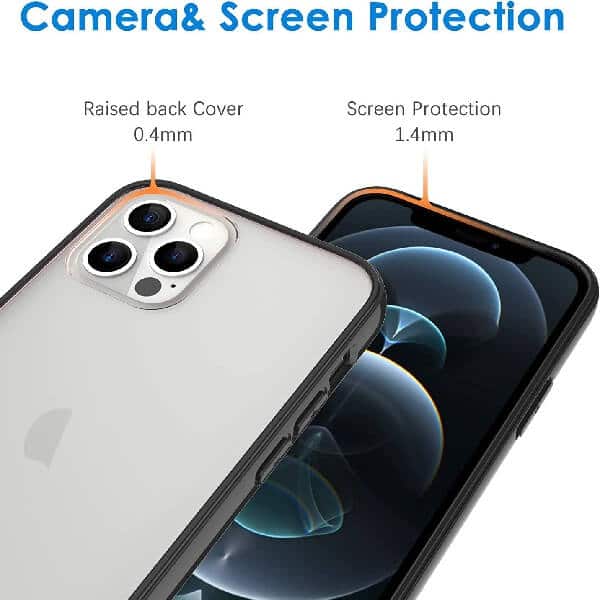 Space Black Series Super Protection Anti Shockproof Transparent Bumper Cover For iPhone
