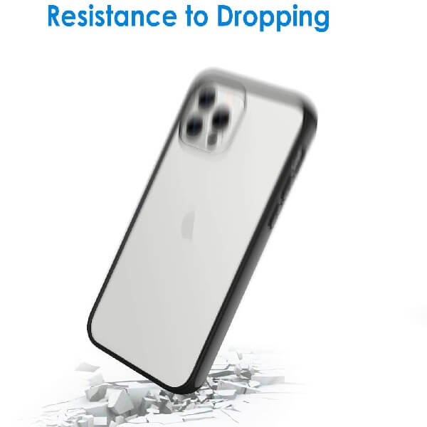 Space Black Series Super Protection Anti Shockproof Transparent Bumper Cover For iPhone