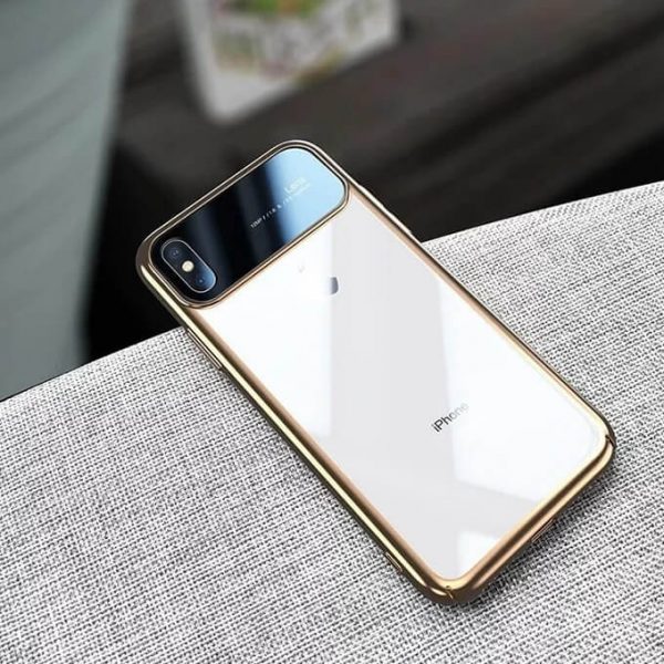 Totu ® Magic Mirror Transparent Back Cover For Apple iPhone