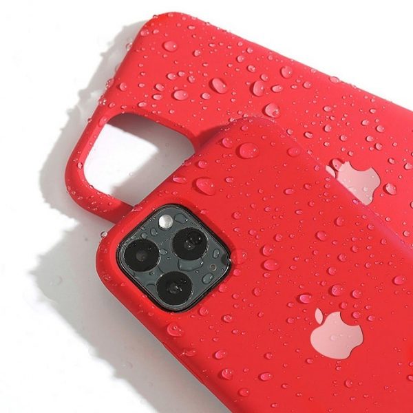 Apple iPhone Logo Matte Silicone Back Cover For iPhone 11 Pro / 11 Pro Max