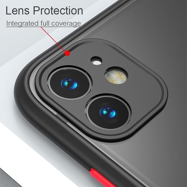 Luxury Transparent Silicone Back Cover With Camera Protection For iPhone 12 Series