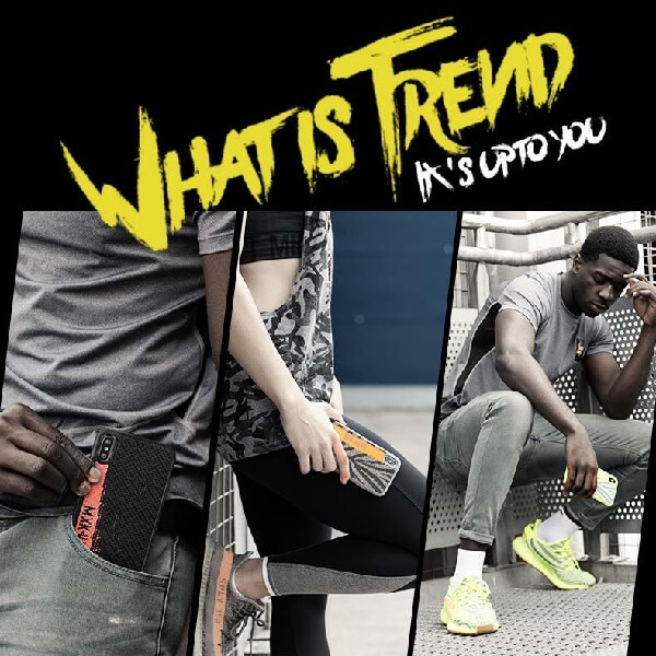 QY ® Trendy Sports Back Cover For iPhone 11 Series (Black)