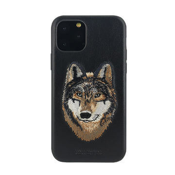Luxury Savana Series Wolf Back Cover For Apple iPhone12 Series