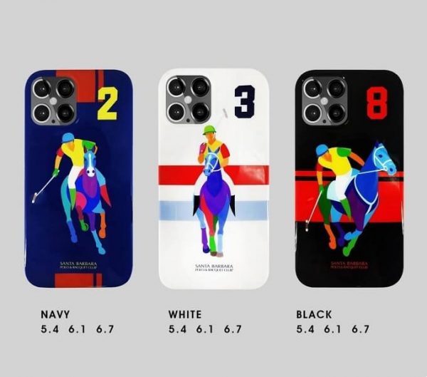 Santa Barbara Polo Saint Back Cover For iPhone Series (White)