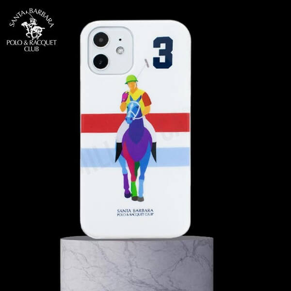 Santa Barbara Polo Saint Back Cover For iPhone Series (White)
