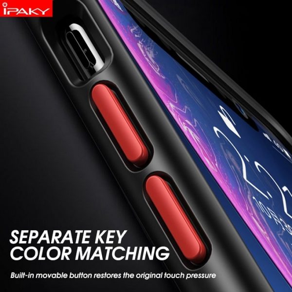 iPaky Transparent Silicone Back Cover For Apple iPhone