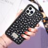 Luxury Women Design Bling Pearl Mobile Cover For iPhone 13 Series Luxury Women Design Bling Pearl Mobile Cover For iPhone 13 Series