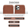 Puloka Multi Function Card Holder Leather Flip Wallet Mobile Cover For Apple iPhone 13 Series-13 Puloka Multi Function Card Holder Leather Flip Wallet Mobile Cover For Apple iPhone 13 Series-13