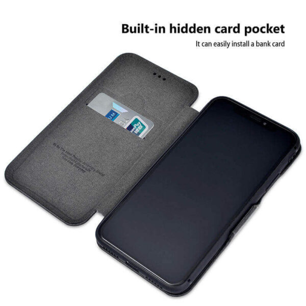 Puloka Multi Function Card Holder Leather Flip Wallet Mobile Cover For Apple iPhone 13 Series-8