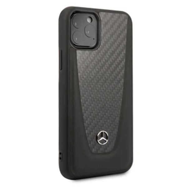 iPhone 13 Series Mercedes ® Carbon Fiber Leather Back Cover-1