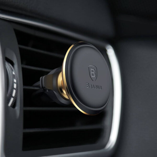 Baseus ® Magnetic 360 Degree Rotation Car Dashboard Phone Holder Stand For Apple / Samsung