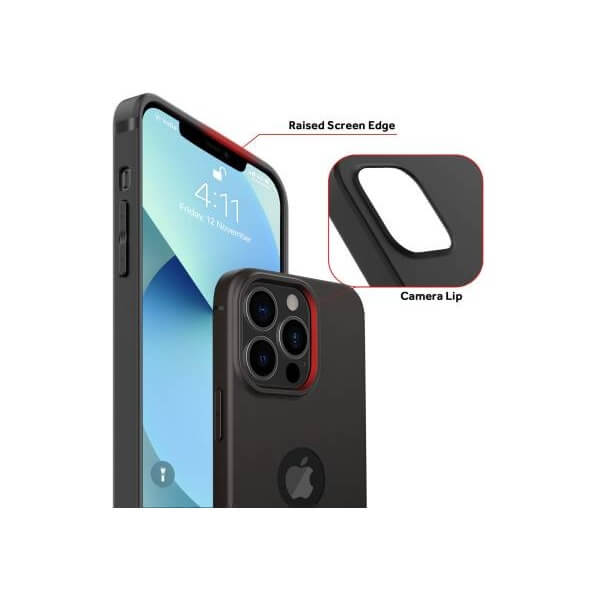 Puloka Return Series Logo cut Silicone Cover For iPhone 13 Series-1