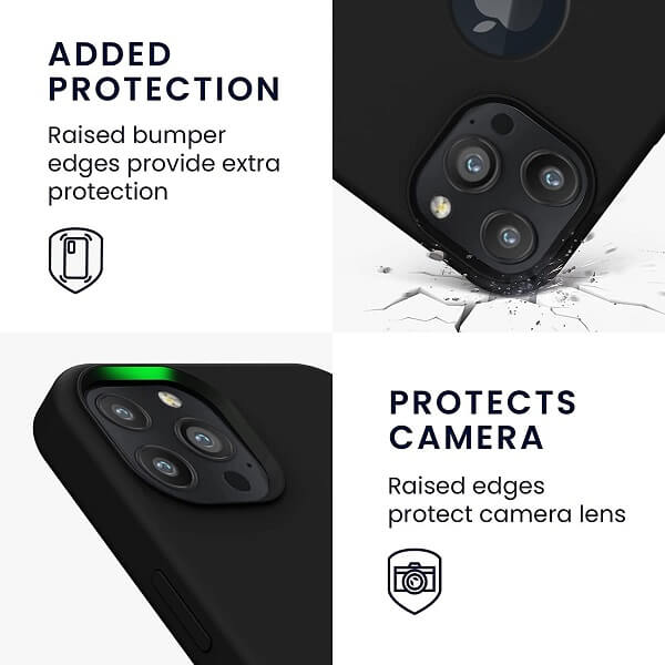 Puloka Return Series Logo cut Silicone Cover For iPhone 13 Series-4