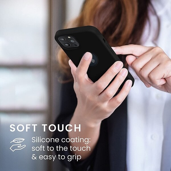 Puloka Return Series Logo cut Silicone Cover For iPhone 13 Series-5