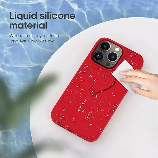 iPhone 14 Pro Max Apple Logo Silicone Back Case-2