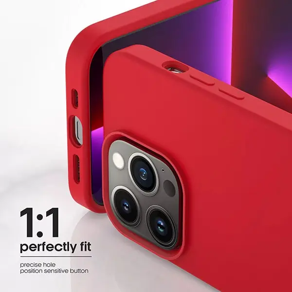 iPhone 14 Pro Max Apple Logo Silicone Back Case-3