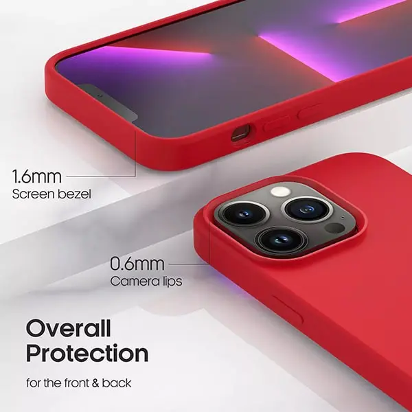 iPhone 14 Pro Max Apple Logo Silicone Back Case-5